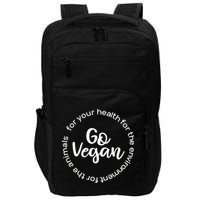 Go Vegan For Life Impact Tech Backpack