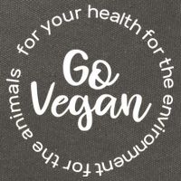 Go Vegan For Life Cotton Canvas Backpack