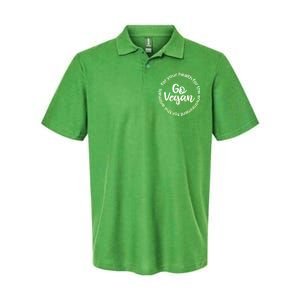 Go Vegan For Life Softstyle Adult Sport Polo