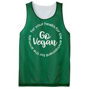 Go Vegan For Life Mesh Reversible Basketball Jersey Tank