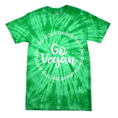 Go Vegan For Life Tie-Dye T-Shirt