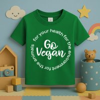 Go Vegan For Life Toddler T-Shirt