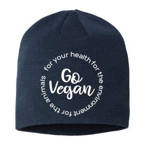 Go Vegan For Life Sustainable Beanie