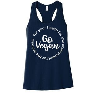 Go Vegan For Life Women's Racerback Tank