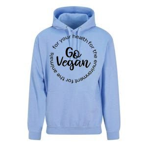 Go Vegan For Life Unisex Surf Hoodie