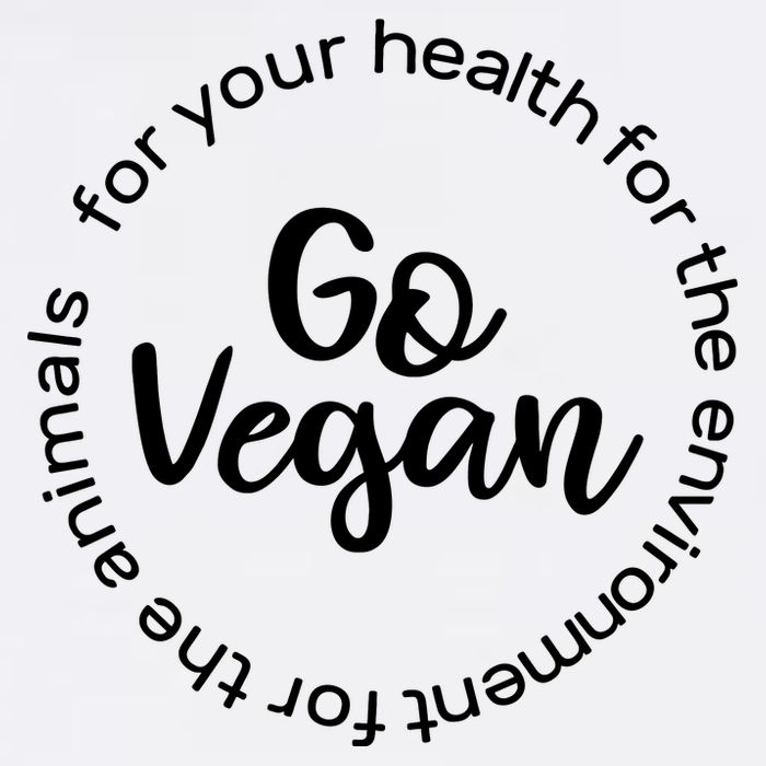 Go Vegan For Life Garment-Dyed Sweatshirt