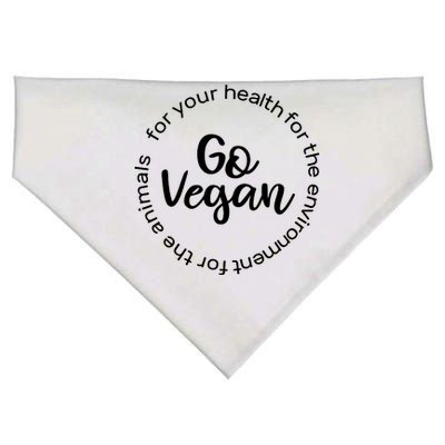 Go Vegan For Life USA-Made Doggie Bandana