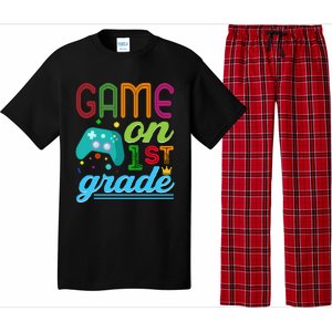 Game On 1St Grade First Video Controller Teacher Student Great Gift Pajama Set