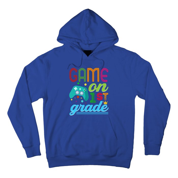 Game On 1St Grade First Video Controller Teacher Student Great Gift Hoodie