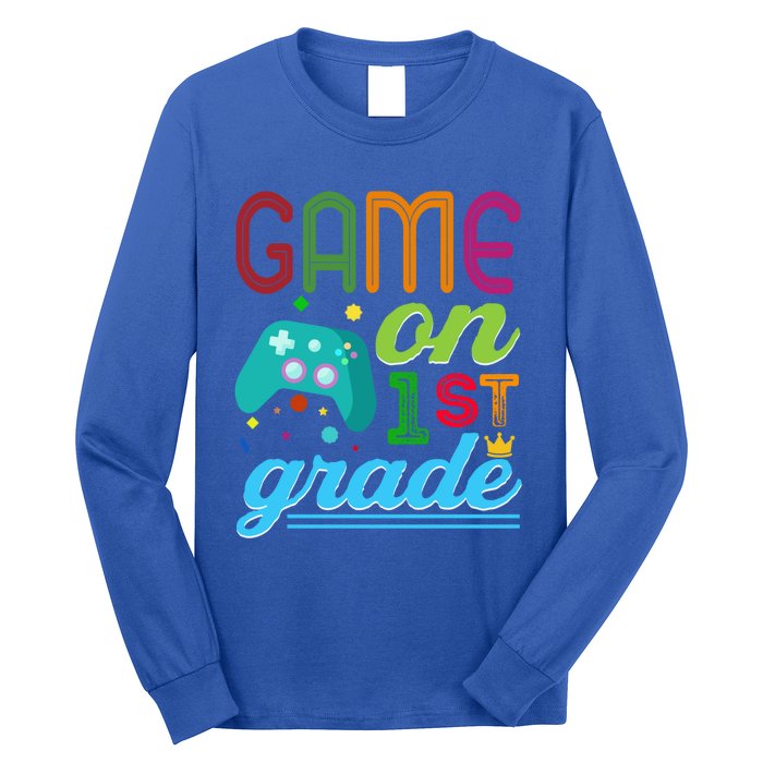 Game On 1St Grade First Video Controller Teacher Student Great Gift Long Sleeve Shirt