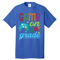 Game On 1St Grade First Video Controller Teacher Student Great Gift Tall T-Shirt