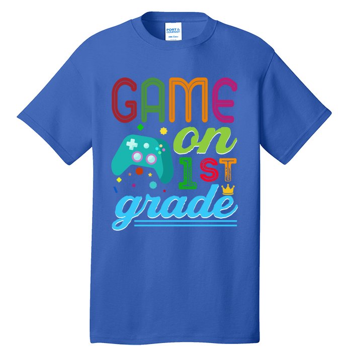 Game On 1St Grade First Video Controller Teacher Student Great Gift Tall T-Shirt