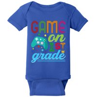 Game On 1St Grade First Video Controller Teacher Student Great Gift Baby Bodysuit