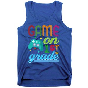 Game On 1St Grade First Video Controller Teacher Student Great Gift Tank Top