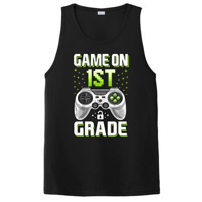 Game On 1St Grade Gift Funny Gamer Back To School Gift PosiCharge Competitor Tank