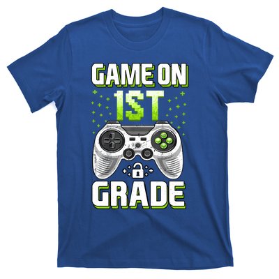 Game On 1St Grade Gift Funny Gamer Back To School Gift T-Shirt