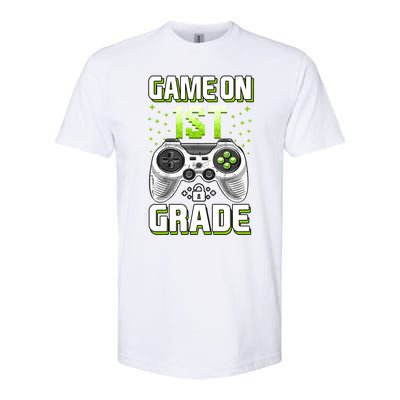 Game On 1St Grade Gift Funny Gamer Back To School Gift Softstyle® CVC T-Shirt