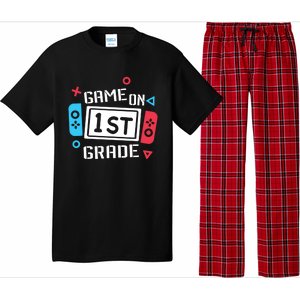 Game On 1St Grade Gift First Grade Back To School Gift Funny Gift Pajama Set