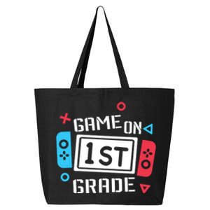 Game On 1St Grade Gift First Grade Back To School Gift Funny Gift 25L Jumbo Tote