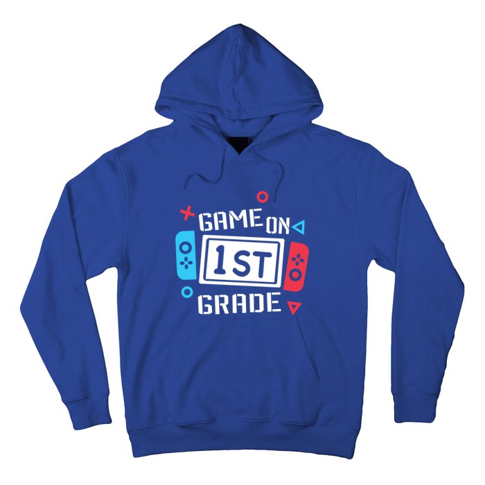 Game On 1St Grade Gift First Grade Back To School Gift Funny Gift Hoodie