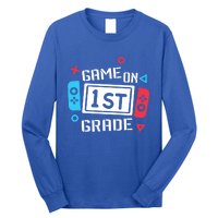 Game On 1St Grade Gift First Grade Back To School Gift Funny Gift Long Sleeve Shirt