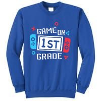 Game On 1St Grade Gift First Grade Back To School Gift Funny Gift Sweatshirt