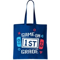 Game On 1St Grade Gift First Grade Back To School Gift Funny Gift Tote Bag