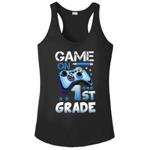 Game On 1St Grade First Day Gamer Back To School Funny Gift Ladies PosiCharge Competitor Racerback Tank