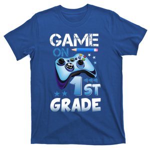 Game On 1St Grade First Day Gamer Back To School Funny Gift T-Shirt