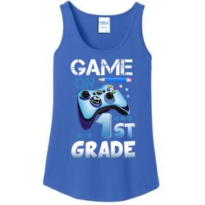 Game On 1St Grade First Day Gamer Back To School Funny Gift Ladies Essential Tank