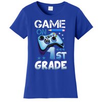 Game On 1St Grade First Day Gamer Back To School Funny Gift Women's T-Shirt