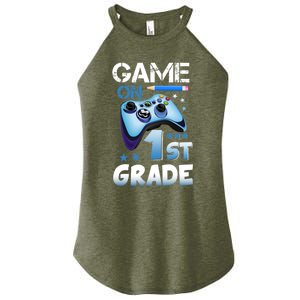 Game On 1St Grade First Day Gamer Back To School Funny Gift Women's Perfect Tri Rocker Tank