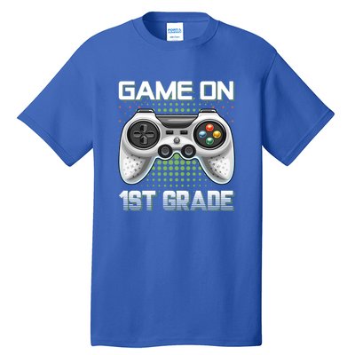 Game On 1St Grade Gamers Video Game Back To School Gift Tall T-Shirt