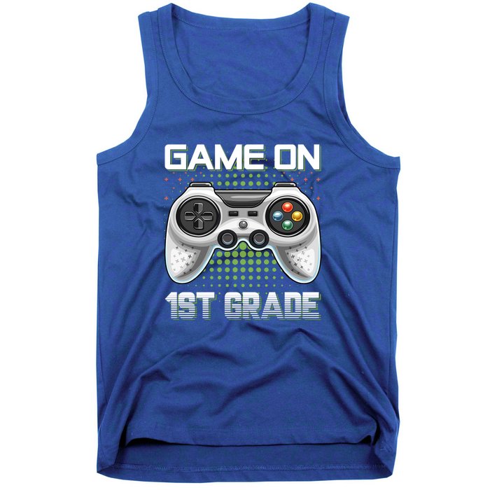 Game On 1St Grade Gamers Video Game Back To School Gift Tank Top