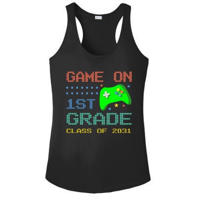 Game On 1St Grade Class Of 2031 Back To School Gifgift Ladies PosiCharge Competitor Racerback Tank