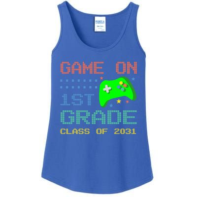 Game On 1St Grade Class Of 2031 Back To School Gifgift Ladies Essential Tank