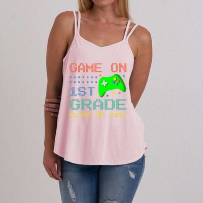 Game On 1St Grade Class Of 2031 Back To School Gifgift Women's Strappy Tank