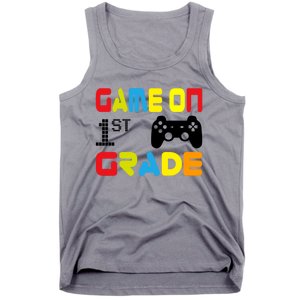 Game On 1St Grade Gift Back To School Gift Gamer Tee Funny Gift Tank Top