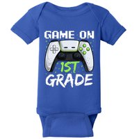 Game On 1St Grade Great Gift Funny Back To School Gamer Gift Baby Bodysuit