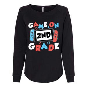 Game On 2nd Grade Second First Day School Gaming Gamer Womens California Wash Sweatshirt