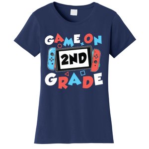 Game On 2nd Grade Second First Day School Gaming Gamer Women's T-Shirt