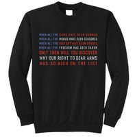 Gun Owner 2a Second Amendment Freedom Flag Quote Sweatshirt