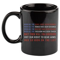 Gun Owner 2a Second Amendment Freedom Flag Quote 11oz C Handle Ceramic Mug
