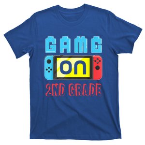 Game On 2Nd Grade Gaming Gamer Back To School Student Funny Gift T-Shirt