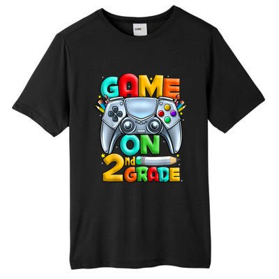 Game On 2nd Grade Back To School 2nd Grade Level Unlocked Tall Fusion ChromaSoft Performance T-Shirt