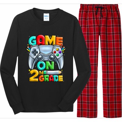 Game On 2nd Grade Back To School 2nd Grade Level Unlocked Long Sleeve Pajama Set