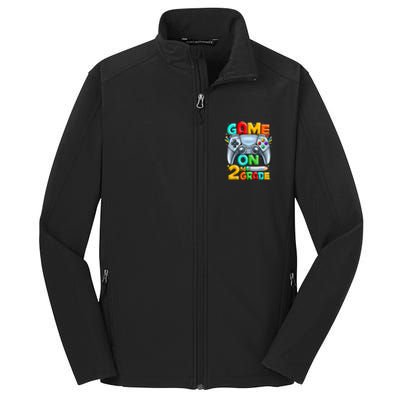 Game On 2nd Grade Back To School 2nd Grade Level Unlocked Core Soft Shell Jacket