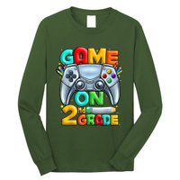 Game On 2nd Grade Back To School 2nd Grade Level Unlocked Long Sleeve Shirt