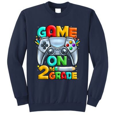 Game On 2nd Grade Back To School 2nd Grade Level Unlocked Sweatshirt