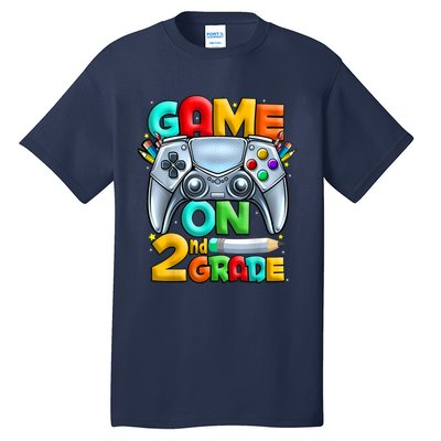 Game On 2nd Grade Back To School 2nd Grade Level Unlocked Tall T-Shirt